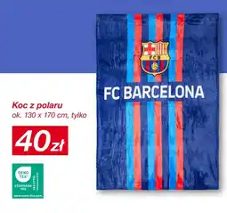 KiK Koc z polaru FC Barcelona 130x170 cm oferta