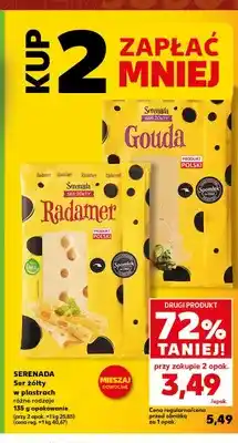Kaufland Ser żółty w plastrach Radamer Serenada oferta