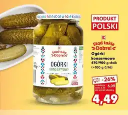 Kaufland Ogórki konserwowe Stąd takie Dobre! oferta