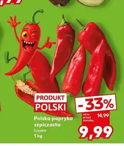 Kaufland Papryka szpiczasta polska luzem oferta