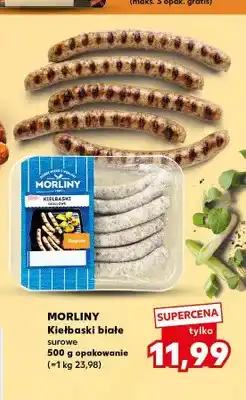 Kaufland Kiełbaski białe surowe Morliny oferta