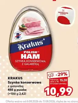 Kaufland Szynka konserwowa z galaretką Krakus oferta