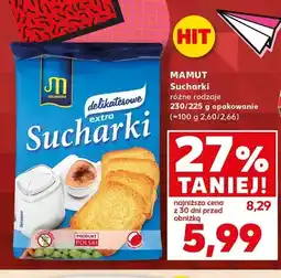 Kaufland Sucharki delikatesowe Mamut oferta