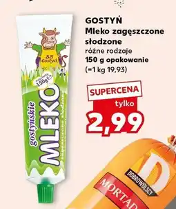 Kaufland Mleko zagęszczone słodzone Gostyń oferta