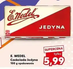 Kaufland Czekolada Jedyna E. Wedel oferta