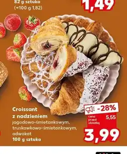 Kaufland Croissant z nadzieniem jagodowo-śmietankowym oferta