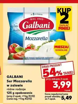Kaufland Ser Mozzarella w zalewie Galbani oferta