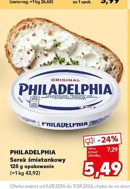 Kaufland Serek śmietankowy Philadelphia oferta