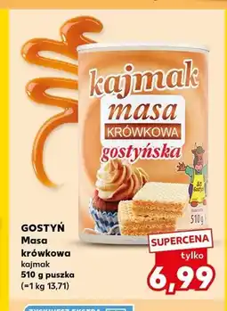 Kaufland Masa krówkowa kajmak Gostyń oferta
