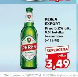 Kaufland Piwo Perła Export oferta