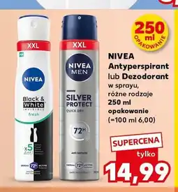Kaufland Antyperspirant Nivea Black & White Invisible Fresh oferta