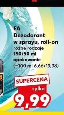 Kaufland Dezodorant w sprayu Fa Men Sport oferta