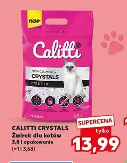 Kaufland Żwirek dla kotów Calitti Crystals oferta