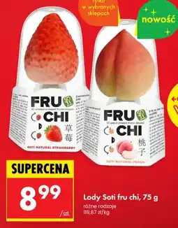 Biedronka Lody Soti Natural Fru Chi brzoskwiniowe oferta