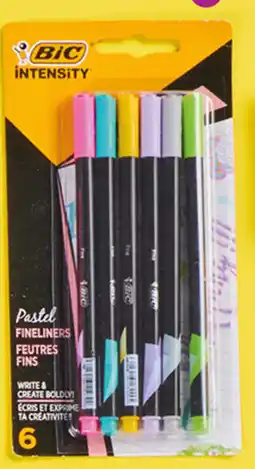 Biedronka BIC Intensity Pastel Fineliners oferta