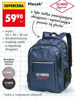 Biedronka Plecak LEE COOPER Originals oferta
