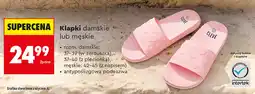 Biedronka Klapki damskie lub meskie oferta
