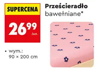 Prześcieradło bawełniane*