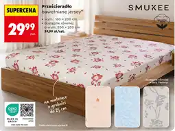Biedronka Prześcieradło bawełniane jersey SMUKEE oferta