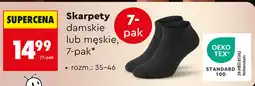 Biedronka Skarpety damskie lub męskie oferta