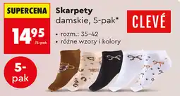 Biedronka Skarpety damskie CLEVÉ oferta