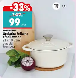 Biedronka Gęsiarka żeliwna emaliowana oferta