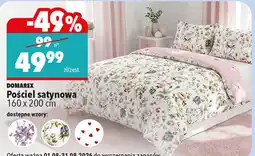 Biedronka Pościel satynowa DOMAREX oferta