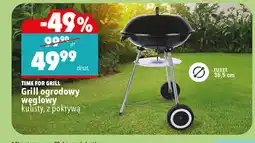 Biedronka Grill ogrodowy węglowy kulisty, z pokrywą oferta