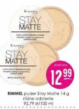 Jaśmin Rimmel puder Stay Matte oferta