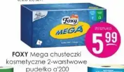 Jaśmin FOXY Mega chusteczki kosmetyczne 2-warstwowe oferta