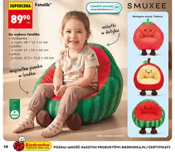 Biedronka Fotelik dziecięcy Smukee oferta