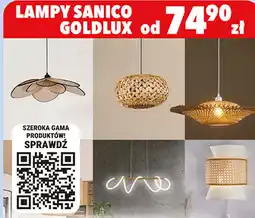 Biedronka Lampy Sanico Goldlux oferta
