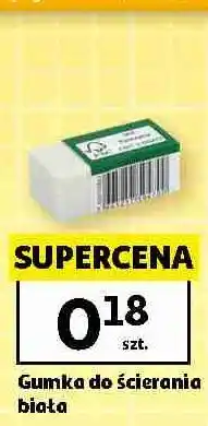 Auchan Gumka do ścierania biała oferta