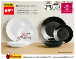 Biedronka MG home Serwis obiadowy Magda Gessler, 12 el oferta
