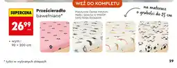 Biedronka Prześcieradło bawełniane SMUKEE oferta