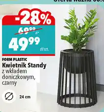 Biedronka Form Plastic Kwietnik Standy z wkładem doniczkowym oferta