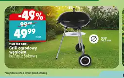 Biedronka Time for Grill Grill ogrodowy węglowy kulisty z pokrywą oferta