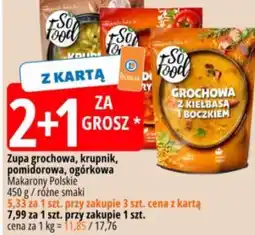 E.Leclerc Zupa grochowa, krupnik, pomidorowa, ogórkowa oferta