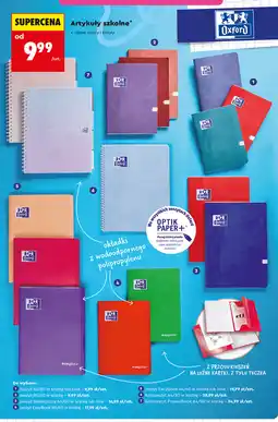 Biedronka Artykuły szkolne Oxford (zeszyt A5/B5 w linię lub w kratkę, kołozeszyt) oferta