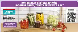 Biedronka Florina Zestaw słoików z nakrętką, 6 sztuk 165 ml albo 200 ml oferta