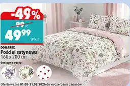 Biedronka Domarex Pościel satynowa 160 x 200 cm oferta