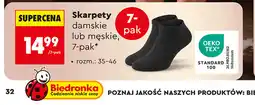 Biedronka Skarpety damskie lub męskie 7-pak oferta