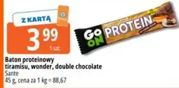 E.Leclerc Baton proteinowy Go On Protein Sante oferta