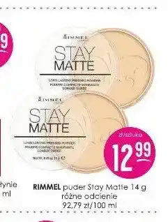 Jaśmin Puder Stay Matte Rimmel oferta