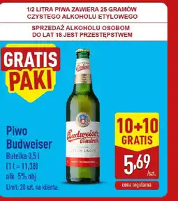 ALDI Piwo Budweiser oferta