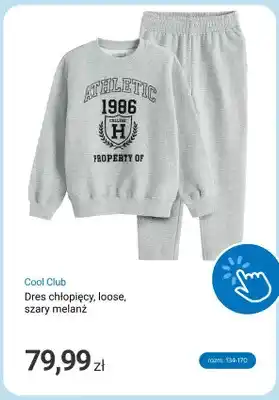 Smyk Dres chłopięcy loose szary melanż Cool Club oferta