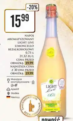 Dino Napój aromatyzowany Light Live Limoncello bezalkoholowy oferta