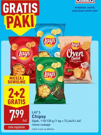 ALDI Chipsy Lay's oferta
