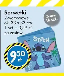 Tedi Serwetki Lilo i Stitch 16-pak oferta