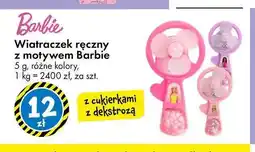 Tedi Wiatraczek ręczny z motywem Barbie oferta